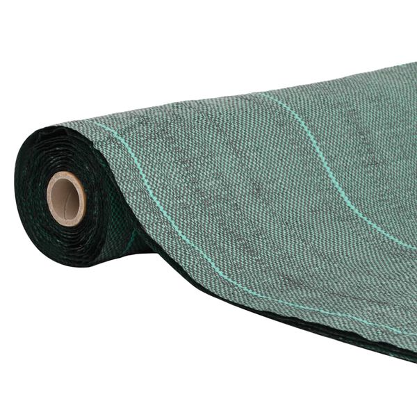 vidaXL Weed Membrane Green Polypropylene 3.3 x 492.1 in