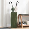 vidaXL Umbrella Stand Olive 15.5 x 15.5 x 49 cm Metal