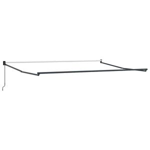 vidaXL Awning Manual Anthracite 196.9"x 118.1" Metal