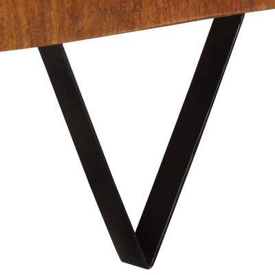 vidaXL Sideboard 43.3"x13.8"x22" Solid Wood Mango