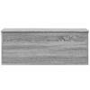 vidaXL Storage Box Grey Sonoma Engineered wood 35.4x13.8x13.8 in
