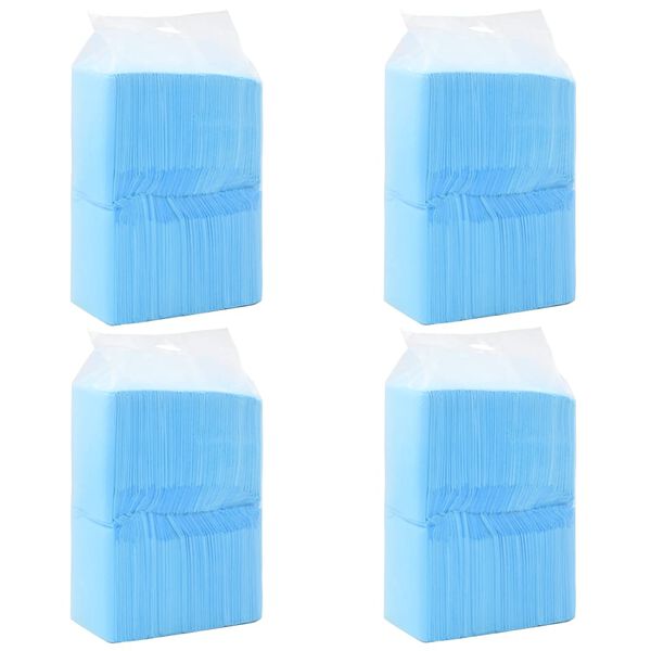 vidaXL Pet Training Pad Set of 400 Blue and white