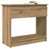 vidaXL Console Table Artisan oak Engineered wood Medium Console Table