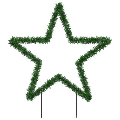 vidaXL Christmas Light Decoration with Spikes Star 80 LEDs 23.6"