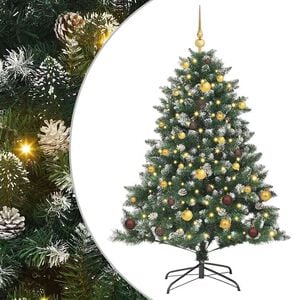 vidaXL Artificial Christmas Tree with Stand Green 105 x 105 x 150 cm