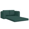 vidaXL Sofa Bed Dark green 148 x 71 x 83 cm fabric