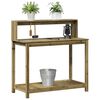 vidaXL Potting Table Natural Wood Finish