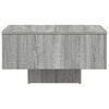 vidaXL Coffee Table Grey Sonoma Engineered Wood Simplistic Coffee Table