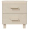 vidaXL Bedside Cabinet Honey Brown Solid Pine Wood, MDF Bedside Cabinet