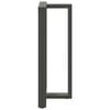 vidaXL Bar Table Leg Anthracite Powder-coated steel Standard leg size
