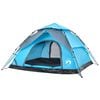 vidaXL Camping Tent Dome 5-Person Blue Quick Release