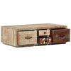 vidaXL Coffee Table Multicolor Solid Mango Wood