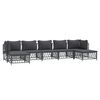 vidaXL Garden Lounge Set Anthracite