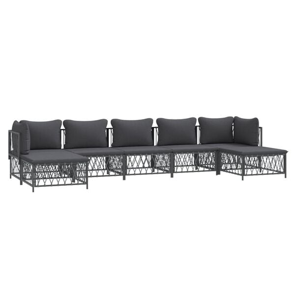 vidaXL Garden Lounge Set Anthracite