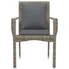 vidaXL Garden Chair Grey