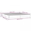 vidaXL Bed Frame Dark grey Polyester fabric, plywood, engineered wood