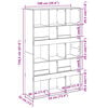 vidaXL Room Divider Sonoma Oak Engineered Wood Medium Room Divider