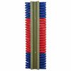 vidaXL Cattle Brushes Red and Blue 20 x 9 x 50 cm Plastic and Steel