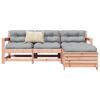 vidaXL Garden Sofa Set Reddish-Brown Solid Douglas Fir Wood Medium