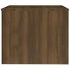 vidaXL Coffee Table Brown Oak Engineered Wood Standard Height Adjustable