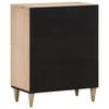 vidaXL Side Cabinet Bleached natural Solid mango wood, engineered wood