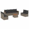 vidaXL Garden Sofa Set Grey