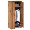vidaXL Wardrobe Natural wood Solid pine wood 31.5 x 19.7 x 67.5 in