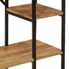vidaXL Clothes Rack Brown and Black Solid mango wood, iron Compact