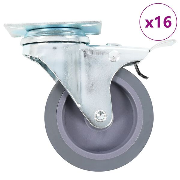 vidaXL 16 pcs Swivel Casters 2.95 " (4x143421)