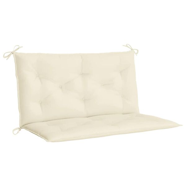 vidaXL Garden Bench Cushion Set of 2 Cream White