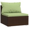 vidaXL Outdoor Lounge Set Brown