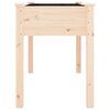 vidaXL Planter Natural Wood Solid Fir Wood Large Decorative Inlays
