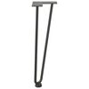 vidaXL Hairpin Table Leg Anthracite Solid powder-coated steel Standard