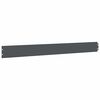 vidaXL Lawn Edgings 10 pcs Anthracite 3.9x40.6" Cold-rolled Steel