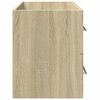 vidaXL Sink Cabinet Sonoma Oak Engineered Wood Medium