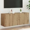 vidaXL TV Cabinet Artisan Oak Engineered wood Standard TV Cabinet