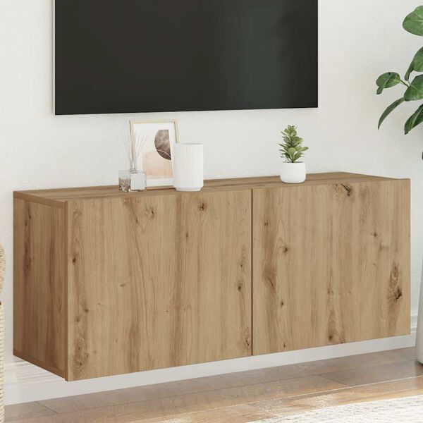 vidaXL TV Cabinet Artisan Oak Engineered wood Standard TV Cabinet