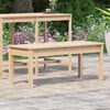 vidaXL Garden Bench Natural wood Solid pine wood Standard Durable