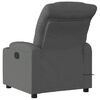 vidaXL Electric Massage Recliner Chair Dark Gray