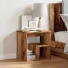 vidaXL Bedside Cabinet Old wood Engineered wood 15.7x11.8x15.7 in