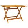 vidaXL Garden Dining Set Folding 5 pcs Brown solid acacia wood