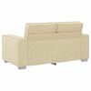 vidaXL Sofa Cream 62.99 x 30.71 x 33.07 in Fabric