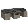vidaXL Garden Sofa Set Grey