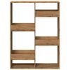 vidaXL Bookcase Artisan Oak Engineered Wood Large Artisan Oak Bookcase