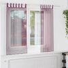 vidaXL Voile Curtains with Loops 2 pcs Purple 55.1x68.9"