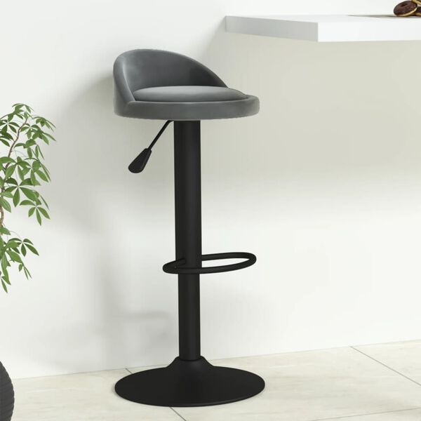 vidaXL Bar Stool Dark Grey