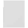 vidaXL Hanging Cabinet High gloss white Engineered wood