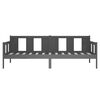 vidaXL Day Bed Grey Solid Pine Wood 31.5 x 79.0 in Convertible Design