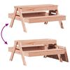 vidaXL Picnic Table Untreated wood Solid Douglas Wood