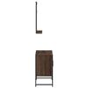 vidaXL Bathroom Cabinet Set Brown Oak
